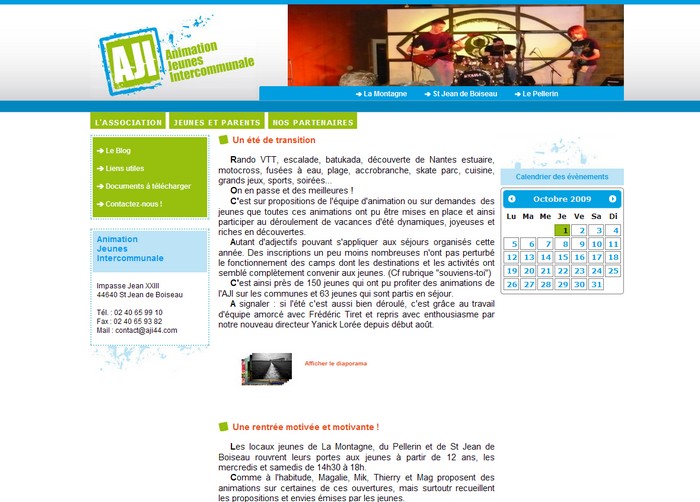 Le site de l'AJI44